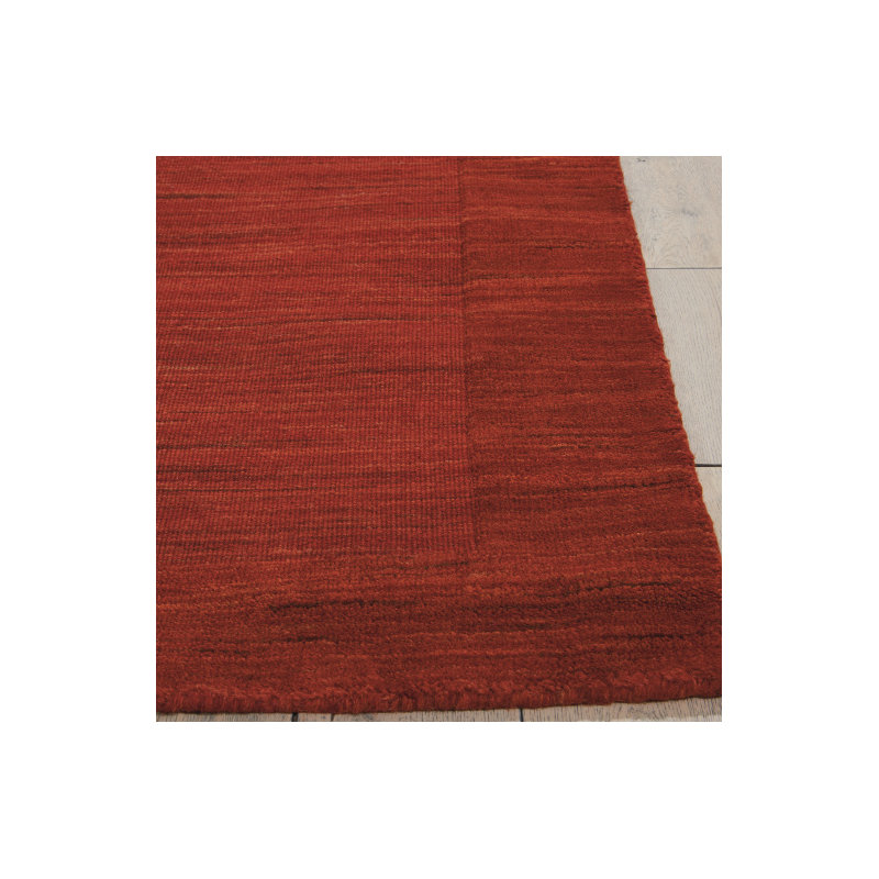 Ripple Wool Area Rug in Barn, Rectangle 5'6" x 7'5"