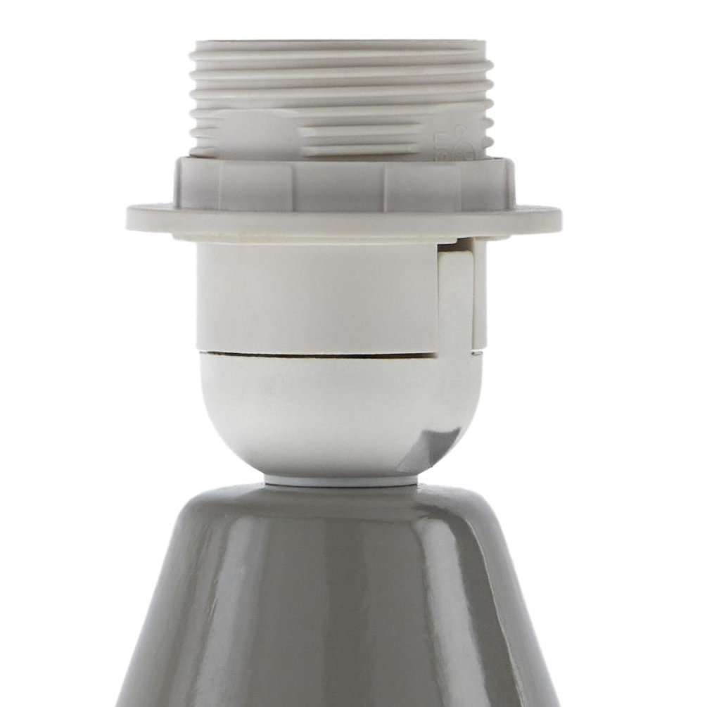 Juliette Ceramic Table Lamp, Gray