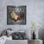 August Grove® «Rooster On Chalkboard 4» par Art Licensing Studio, art mural en métal-284131899