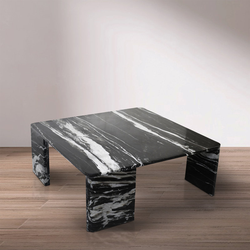 Livorno Coffee Table, Black Marble