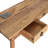 Michaud Solid Wood Writing Desk with Power Outlet