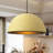 Markeice 1-Light Rustic Single Dome Kitchen Island Pendant Light Hand Woven Chandelier