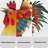 21.5"H Metal Rooster Garden Statue with Ground Stake