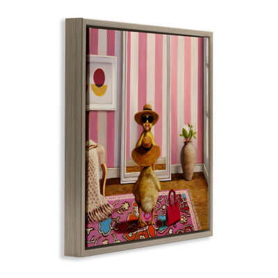 Cadre flottant Hello Gorgeous Duckling, design par Lucia Heffernan