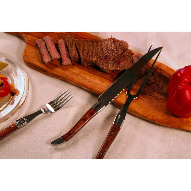 Laguiole 2 - Piece Stainless Steel Carving Set