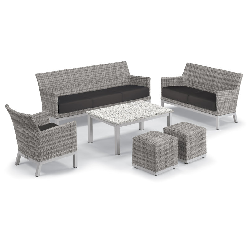 Outdoor Conversation Set, Jet Black
