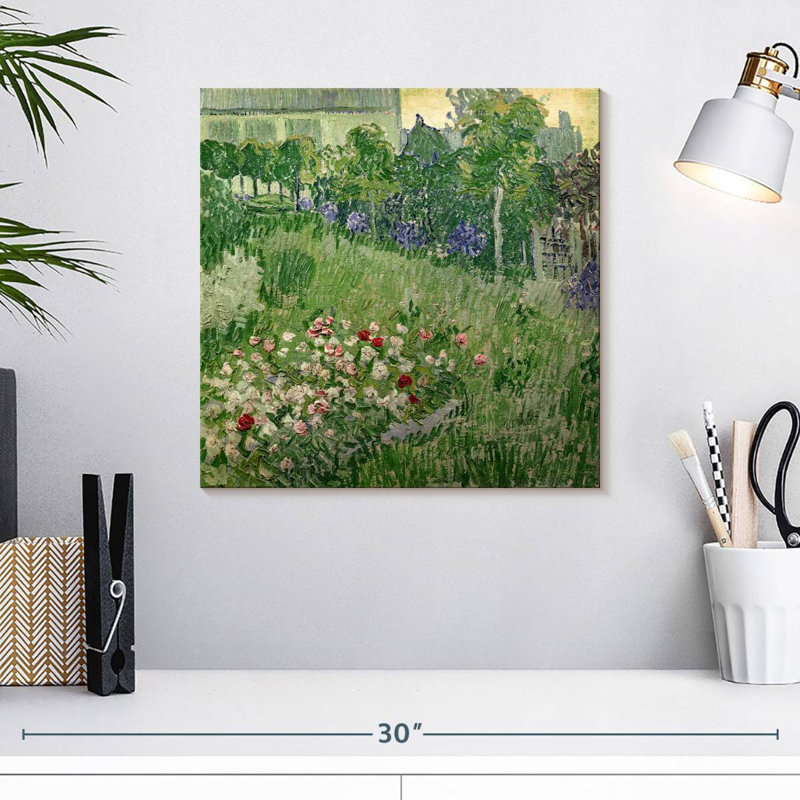 Jardin d'Alvord Daubigny, H 16 po x l 16 po