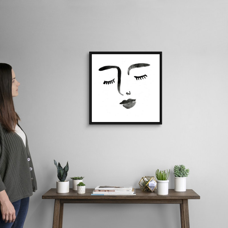 Print, Black Framed, 22" H x 22" W x 1.75" D