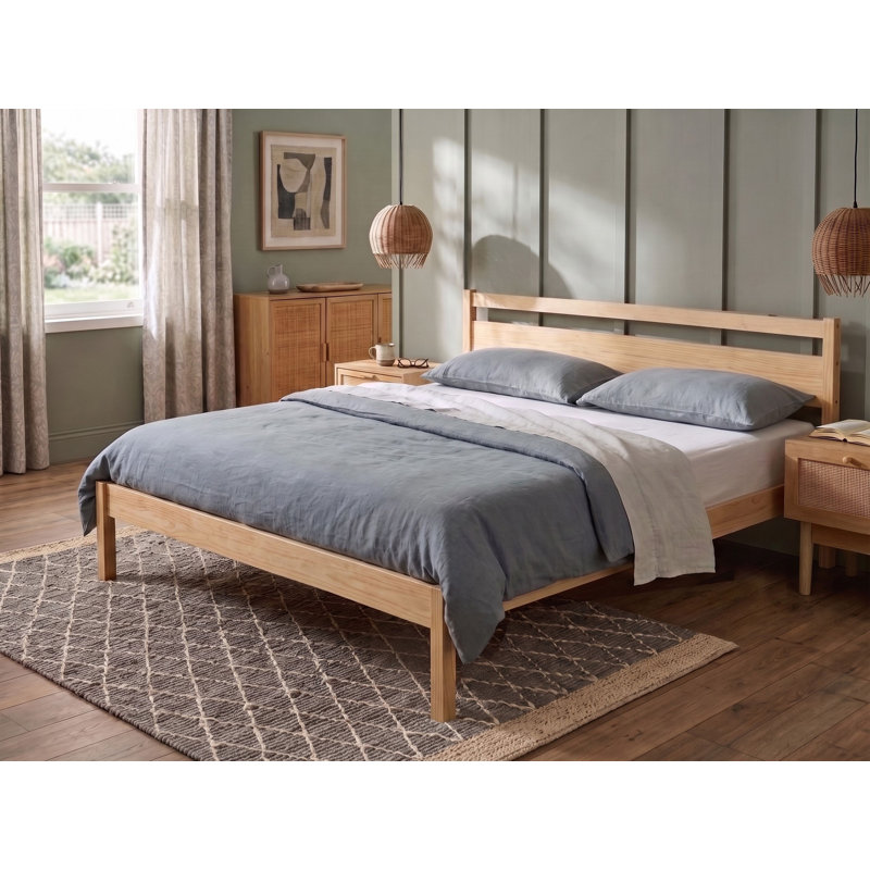 Rosina Solid Wood Bed, Super King (6')