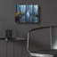  «A Touch of Yellow» par Martin Podt, art mural en verre acrylique, 16 po x 12 po