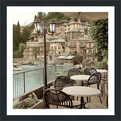 «Porto Caffè, Italy», reproduction de photo encadrée