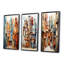 «Cubism Art Multidimensional», 3 pièces sur toile-909670428-909670429