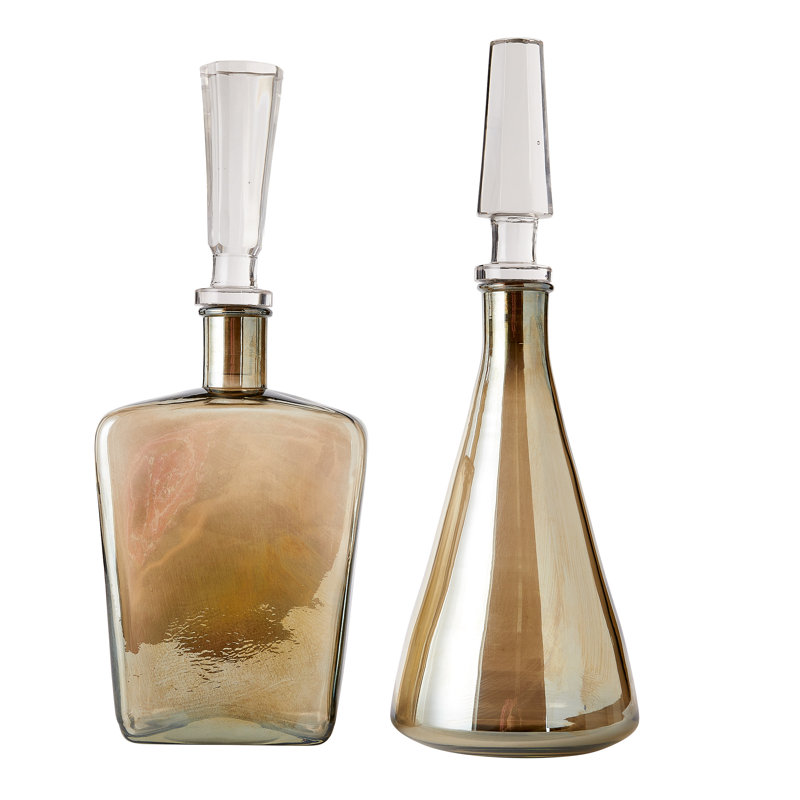 Talbany 2 - Piece Glass Deacanter Set