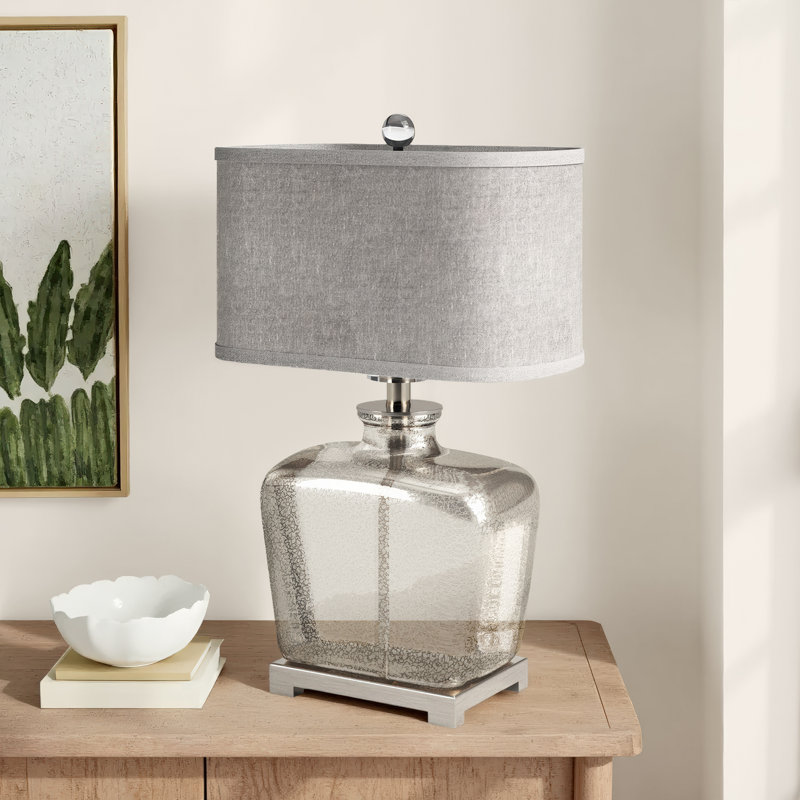 Mackinaw 28" Brushed Nickel Table Lamp