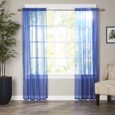 Sheer Sliding Panel Pair