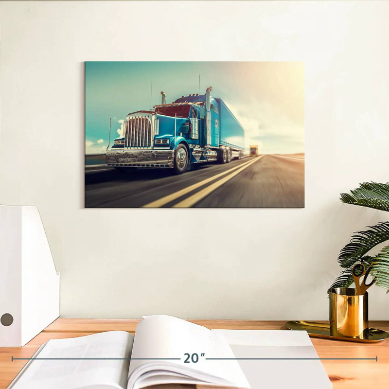 Mehar Truck, 8" H x 12" W