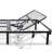 Black Full Adjustable Bed With Single Head Up Movement, Strong Steel Construction, Simple And Fast Installation, 850 Lbs Capacity, 75 In Depth, 53 Width, 14 Height Function Only, Base, Assembly,