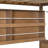 Full XL over Queen Bunk Bed with Integrated Shelving, Color-Changing Lights and Pegboard, Brown-1626793574-1626793575