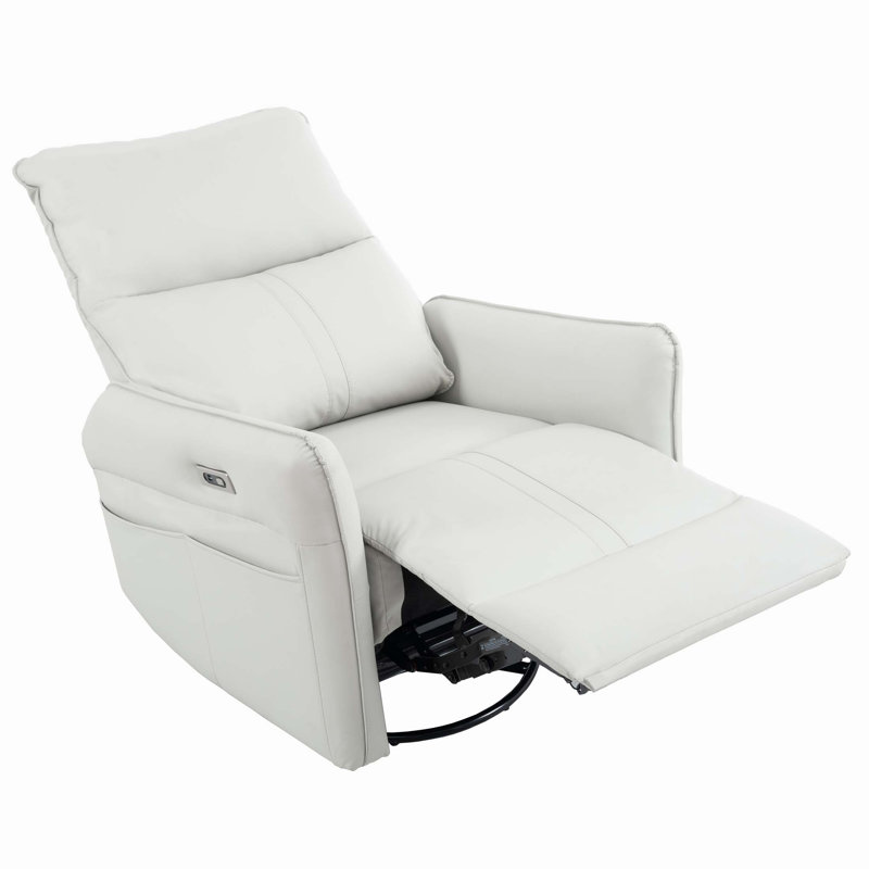 Modern Small Rocking Swivel Recliner Chair With 360° Swivel, 30° Rocking, And 90-150° Recline For Ultimate Comfort And Versatility