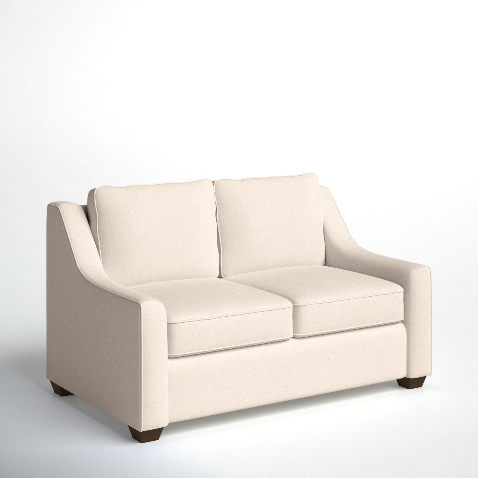 Gemi 56.5'' Upholstered Sofa, Bayou Natural Canvas