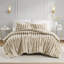 Ensemble d'édredon côtelé en fausse fourrure Ultrasoft-120251907-120251909
