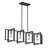 4 - Light Kitchen Island Rectangle/Square Chandelier