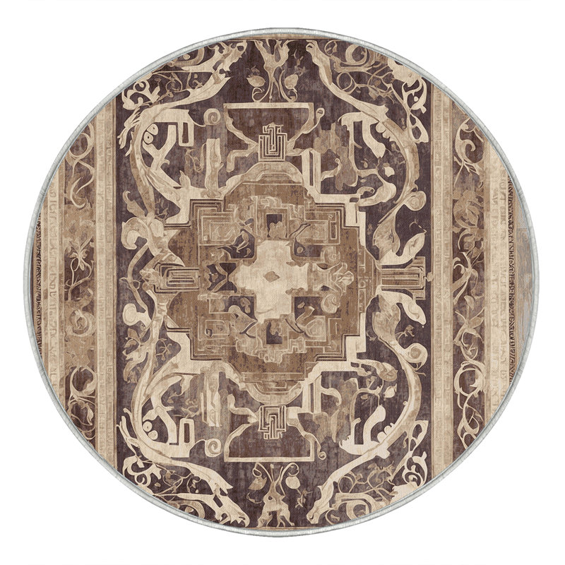 Homeric Tale Rug, Round 5'