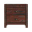 Table de chevet compacte 2 tiroirs Hibir-123297531