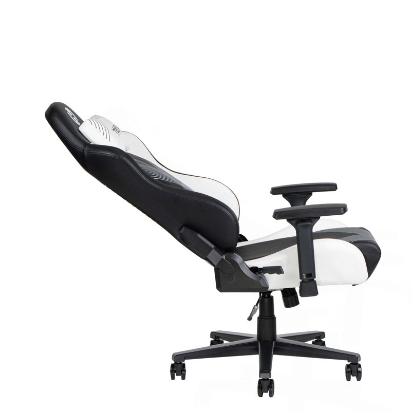 Comfort Gaming Chair for Home Offices, Black/White