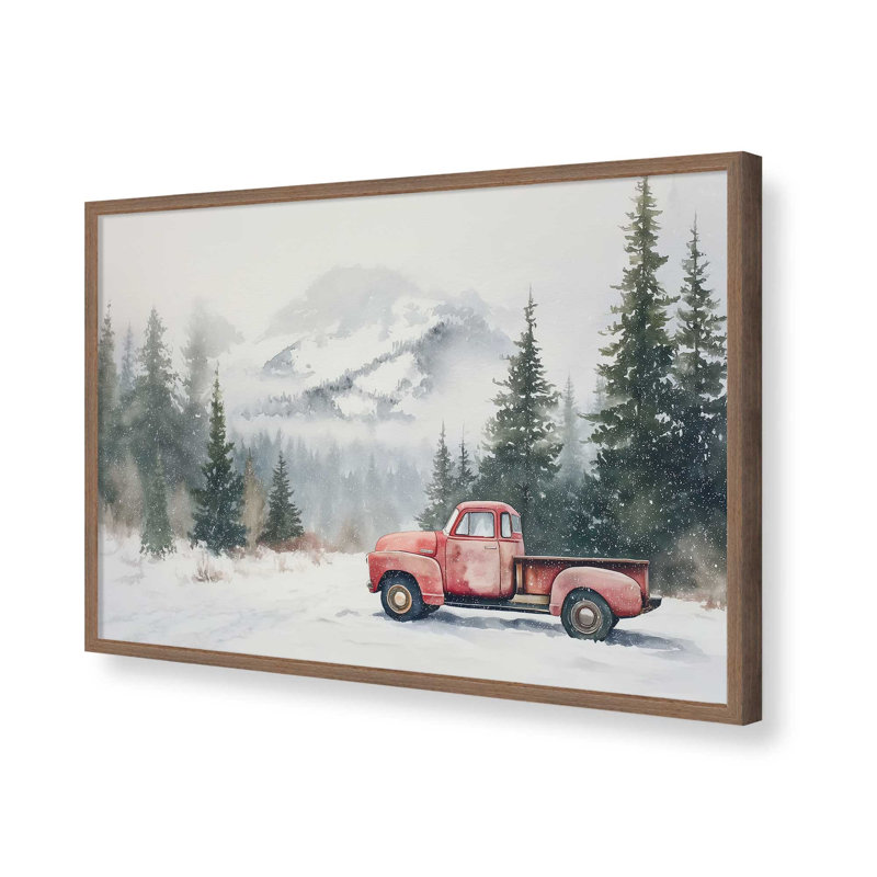 Impression d'art Frosted Haul, Noyer, 8 po x 10 po