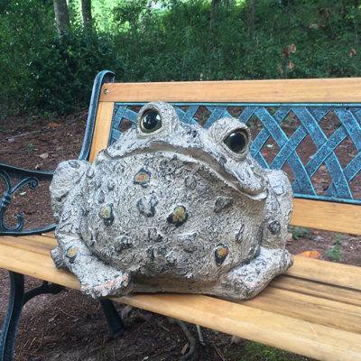 Toad Hollow Animals Fantasy & Sci-Fi Greek & Roman Tropical Weather Resistant UV Resistant Stone Fiberstone Resin Garden Statue
