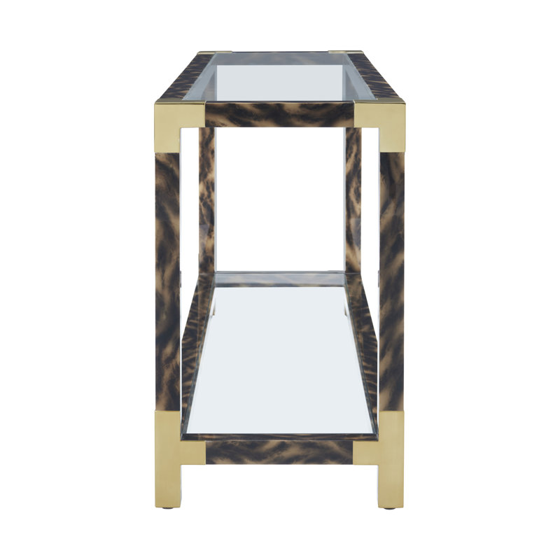 Arakan 65'' W Glass Console Table