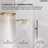  LED Bluetooth Music Thermostatic Rain Shower System with Dual Shower Heads and Handheld Sprayer-95462209