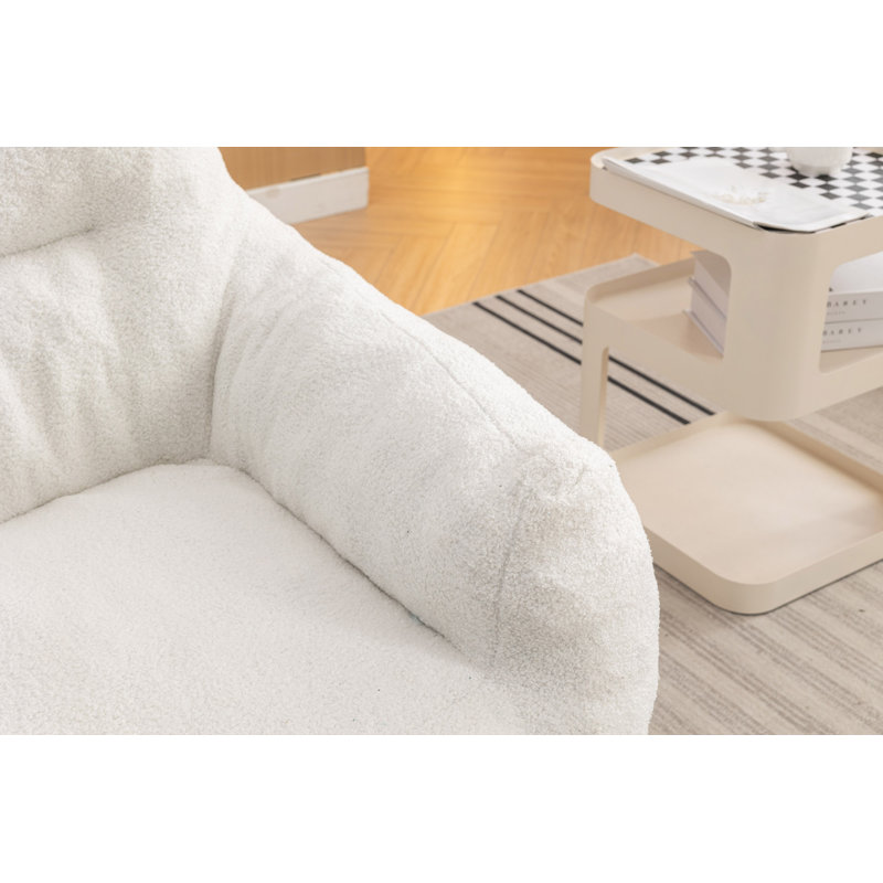 Fauteuil à billes standard, Microfibre / microsuède ivoire