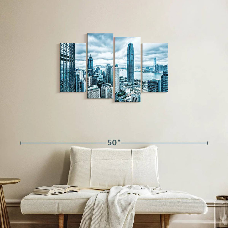 Nicci, majestueux horizon de Hongkong, H 22 po x l 36 po