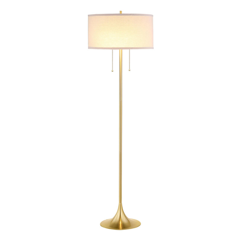 Lampe sur pied en métal 65 po