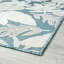 Tapis floral bleu foncé Daisy-256451079
