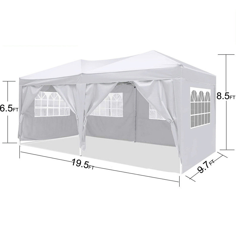 Tente Pop Up, Blanc