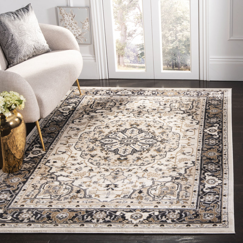 Elysian Bliss Blue 9' x 12' Hand-Knotted Easy Care Area Rug