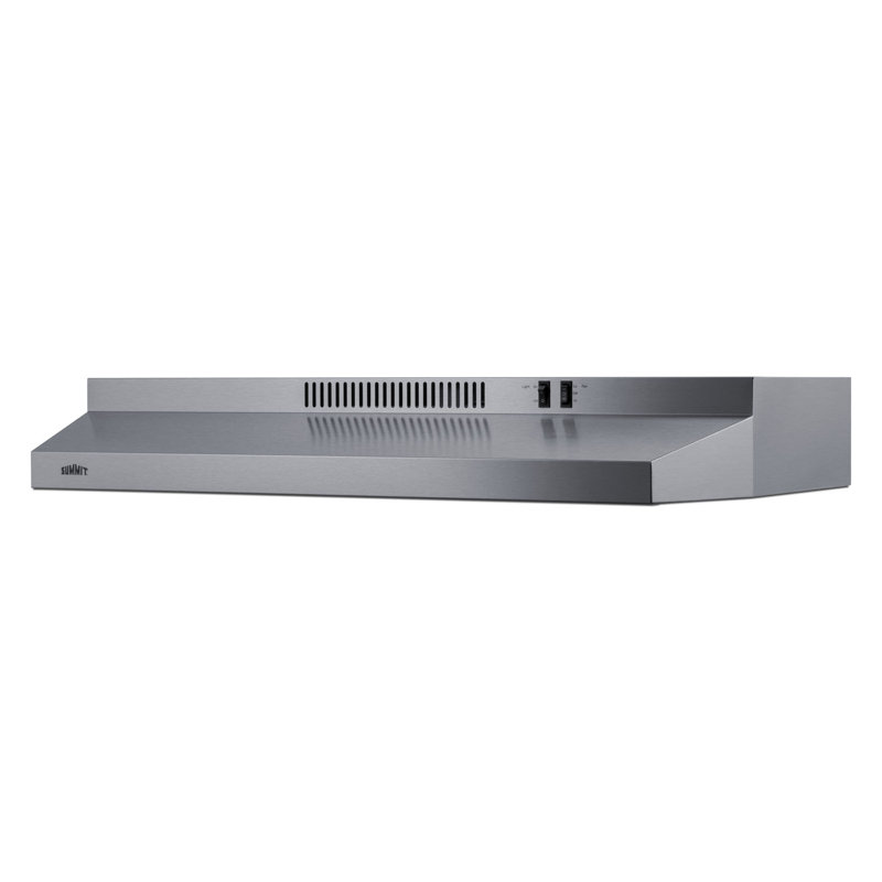 Summit 36" Stainless Steel Convertible Under Cabinet Range Hood