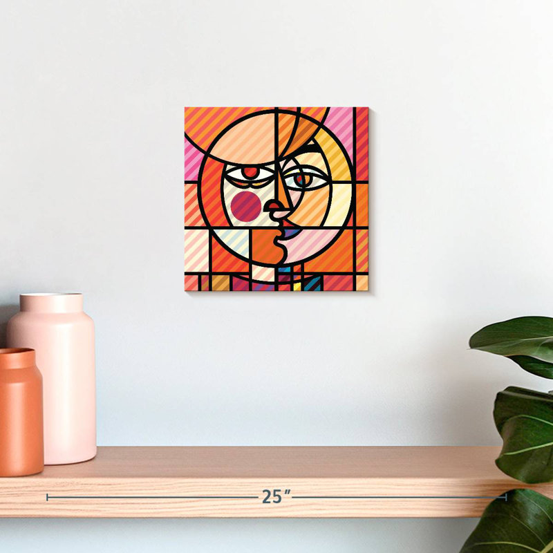 Leisha Cubist Sun Face