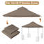 Couvercle de remplacement UV30 + pour pavillon de jardin à 2 niveaux de 10 pi x 12 pi Yescom-106878410-106878409