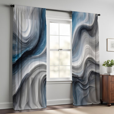 Dragorad Semi Sheer Curtain Pair