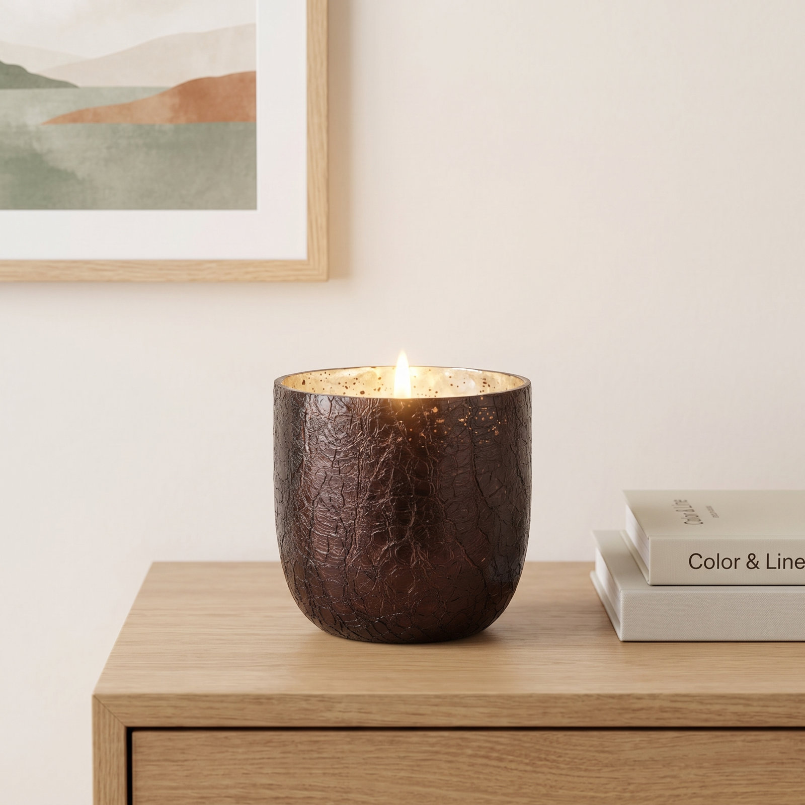 Midnight Pumpkin Glass Scented Jar Candle