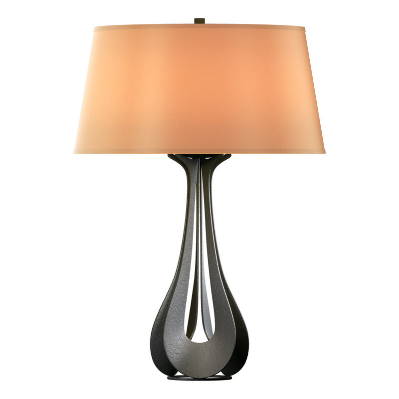 Lino 25.3" Table Lamp, Natural Anna, Natural Iron