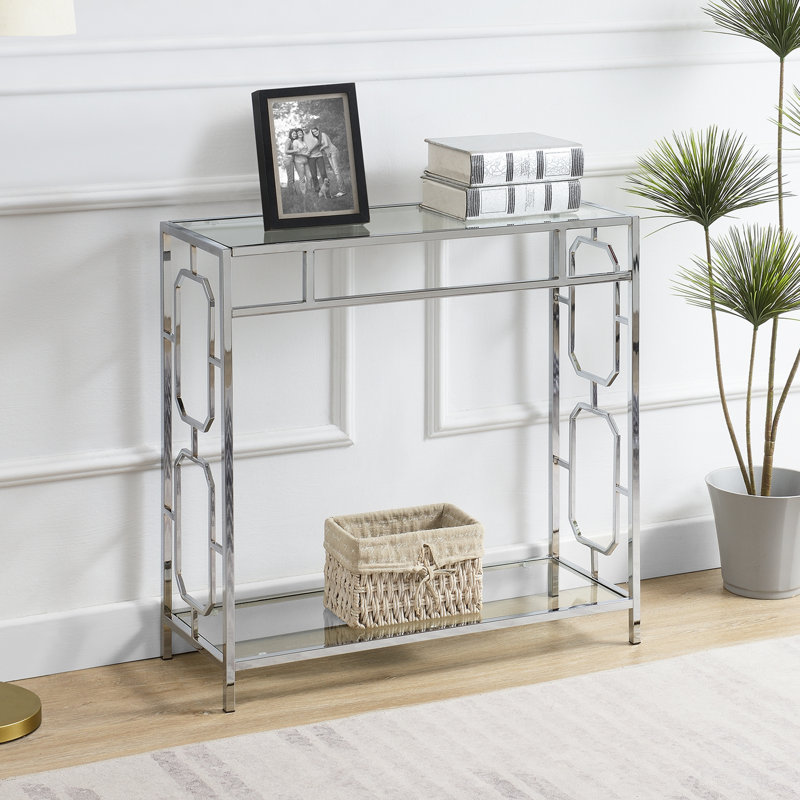 Brayley Omegal 31.5'' Console Table with Metal Frame