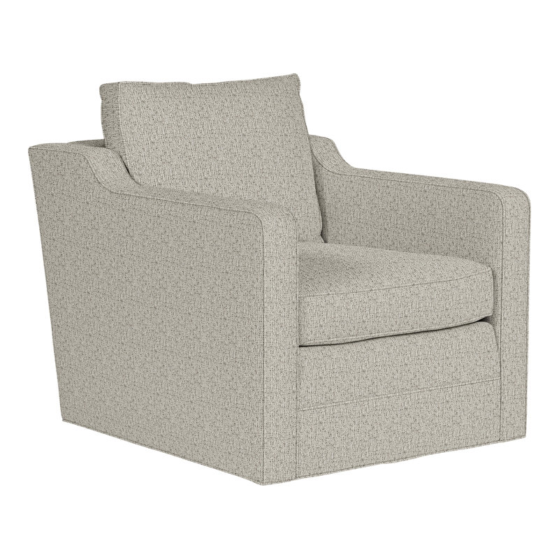 Stanton 31.5" Stanton Base to Floor Swivel Chair, Tuck Metal Polypropylene/Olefin