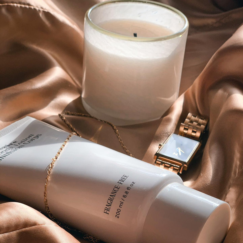 Soothing Lavender & White Soy Scented Candle