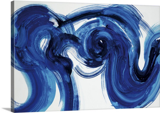 "Tetonia" Flourish "par Randy Hibberd, reproduction d'art sur toile, H 16 po x l 24 po x P 1,25 po