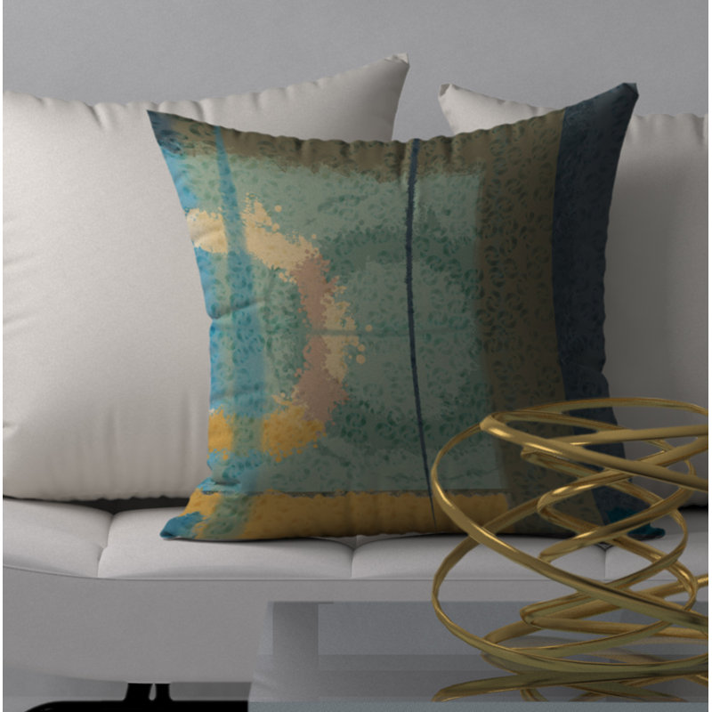 Housse de coussin décorative carrée fragrance, 18 po x 18 po
